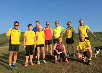 Training on Brean Down