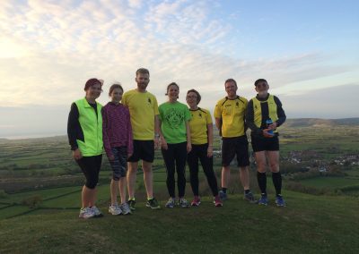 Training on Brean Down